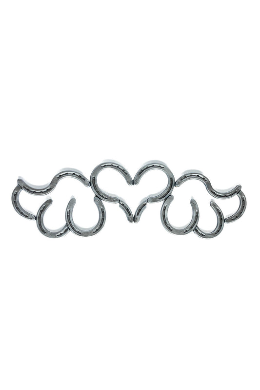 Horseshoe Heart with Wings
