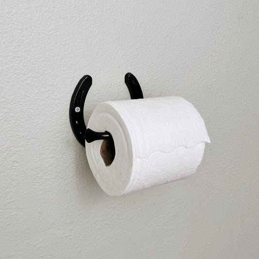 Rustic Horseshoe Toilet Paper Holder