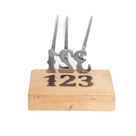 0-9 Individual Number Mini Branding Irons