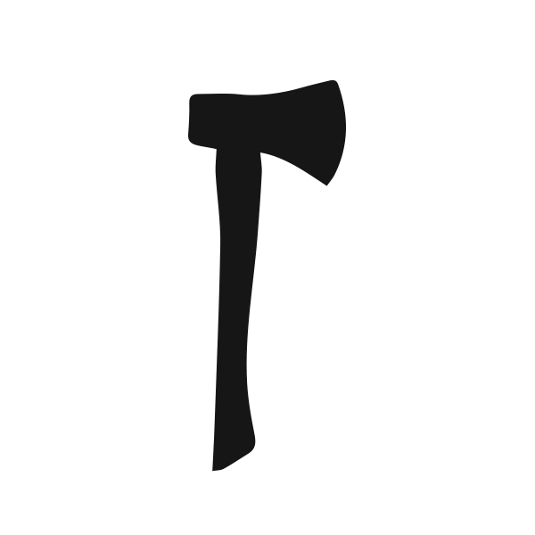 Assorted Characters Branding Iron Symbols - 1" Collection - Straight Steel Handle