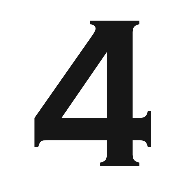 0-9 Number Branding Iron Numbers - 3/4" Copperplate Straight Steel