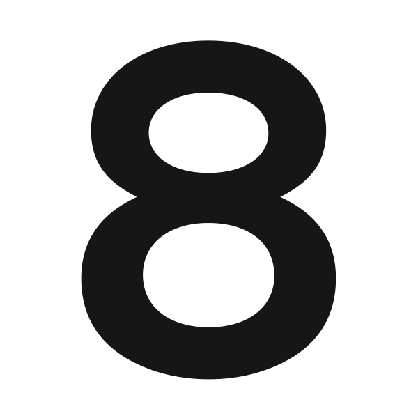 0-9 Number Branding Iron Numbers - 3/4" Copperplate Straight Steel