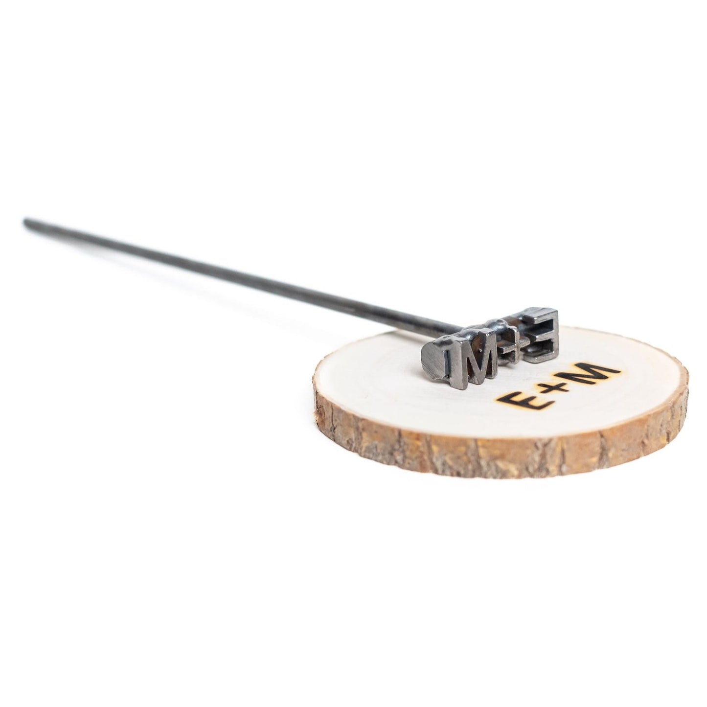 Custom Initial Monogram Branding Iron - 1/2" tall - The Heritage Forge