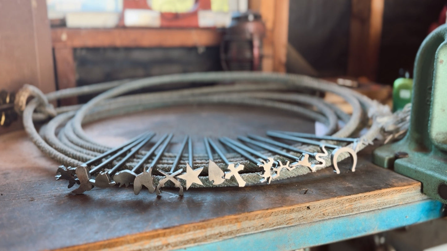 Mini Branding Irons - Wild West Collection - 15 ct