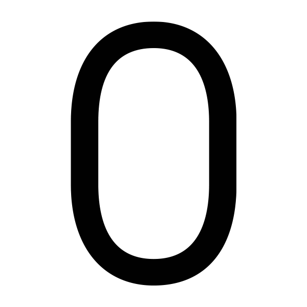 0-9 Number Branding Iron Numbers - 1" Tall Soft Straight Steel