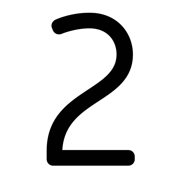 0-9 Number Branding Iron Numbers - 1" Tall Soft Straight Steel