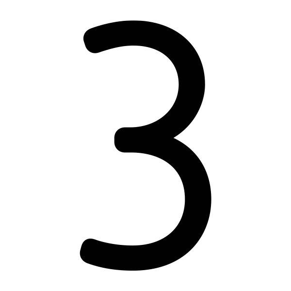 0-9 Number Branding Iron Numbers - 1" Tall Soft Straight Steel