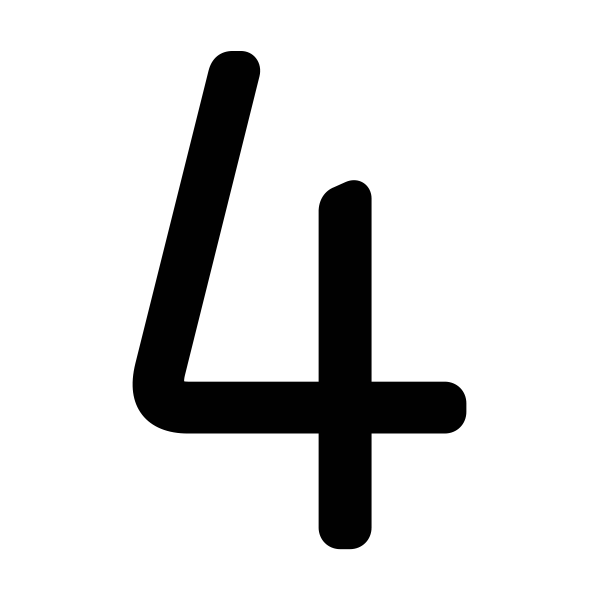 0-9 Number Branding Iron Numbers - 1" Tall Soft Straight Steel