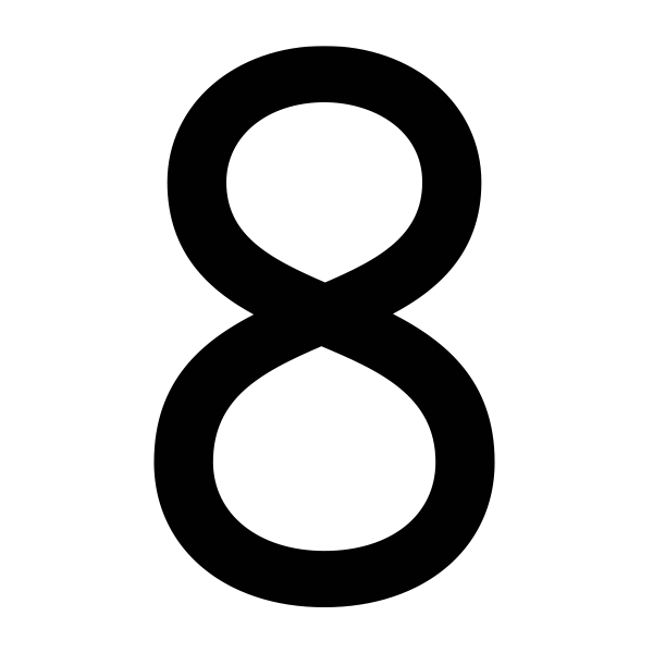 0-9 Number Branding Iron Numbers - 1" Tall Soft Straight Steel