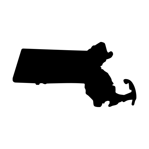States of America Mini Branding Irons States - 1" Tall Straight Steel