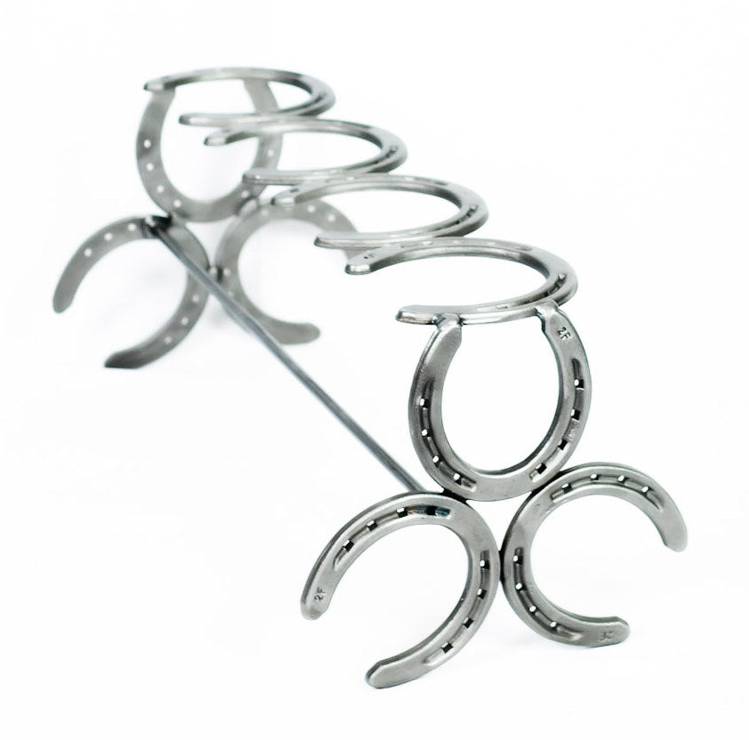 Rustic Horseshoe Boot Rack - 1, 2, 3, or 4 pairs