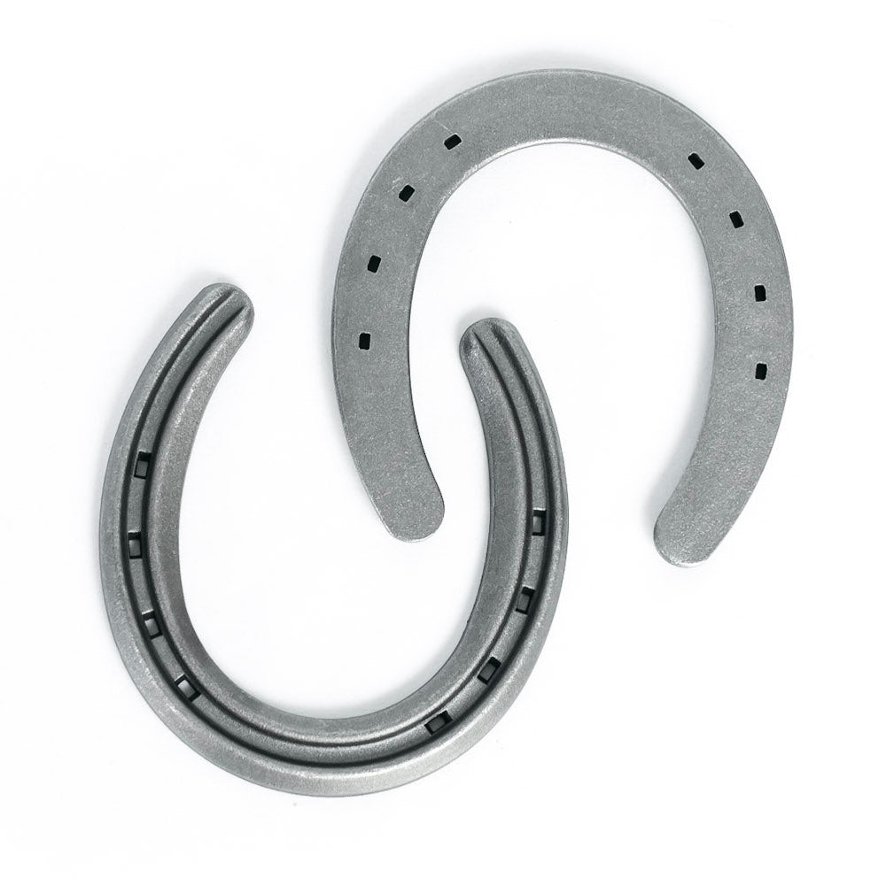 New Steel Horseshoes - Lite Rim Size 00 - Sand Blasted Mild Steel