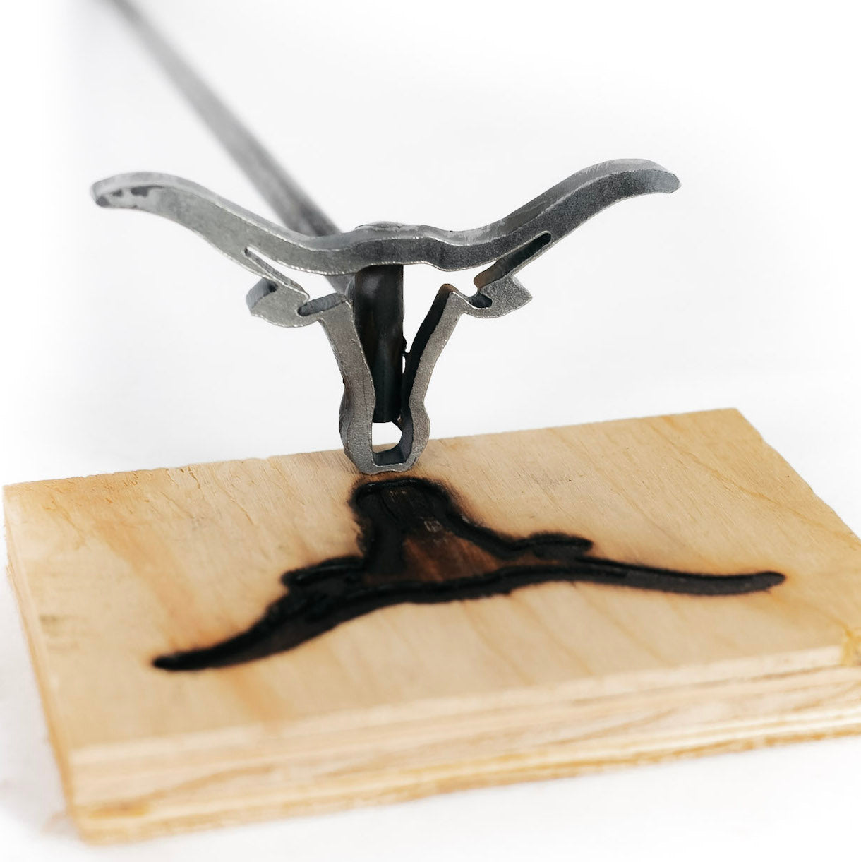 Texas Longhorn Brand - 4"- BBQ, Crafts, Woodworking Projects - The Heritage Forge