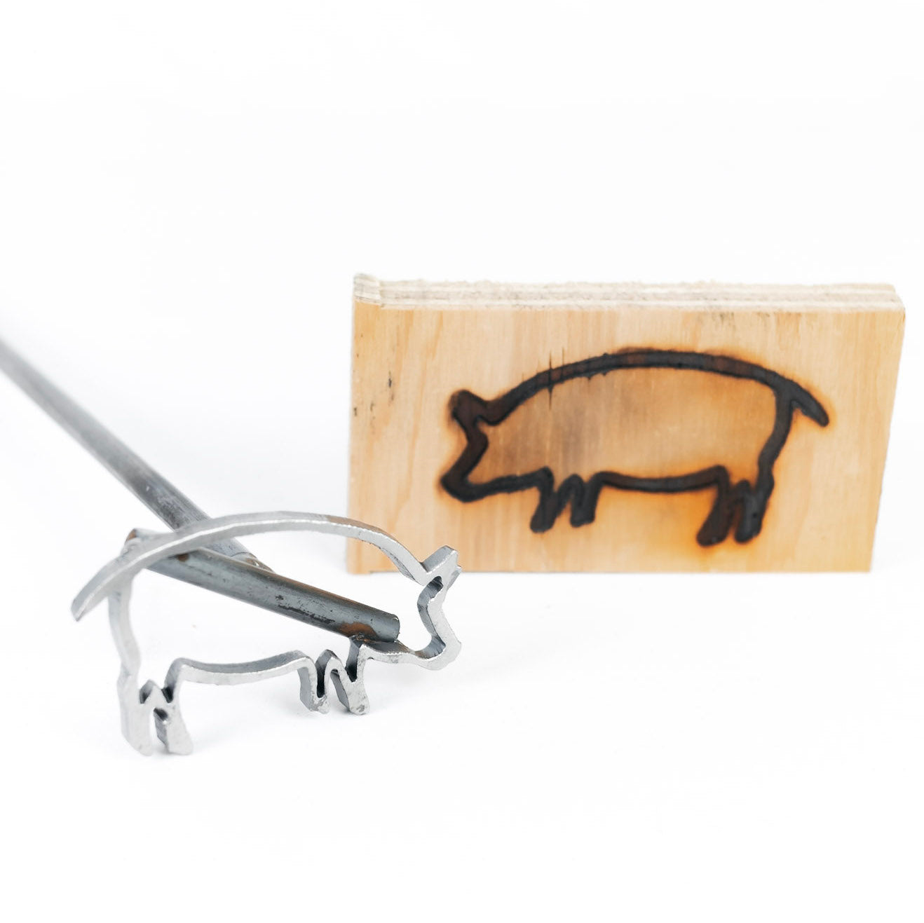 Pig Brand - 4" - BBQ, Crafts, Woodworking Projects - The Heritage Forge