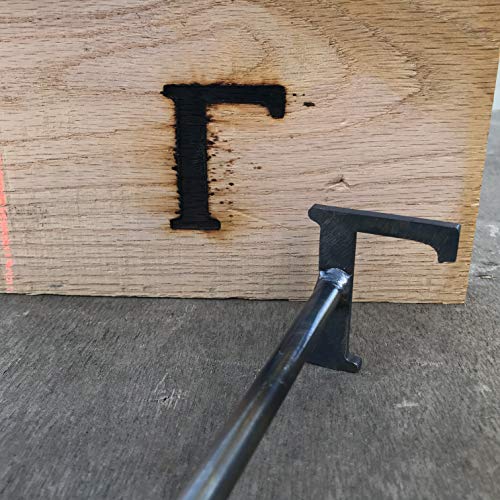 Greek Gamma Branding Iron - 2.5" - BBQ Branding Iron - College - BBQ Branding Iron - College - BBQ, Crafts, Woodworking Projects - The Heritage Forge
