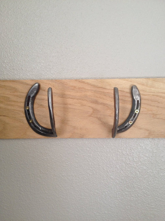 Rustic Half Horseshoe Hooks and Hangers