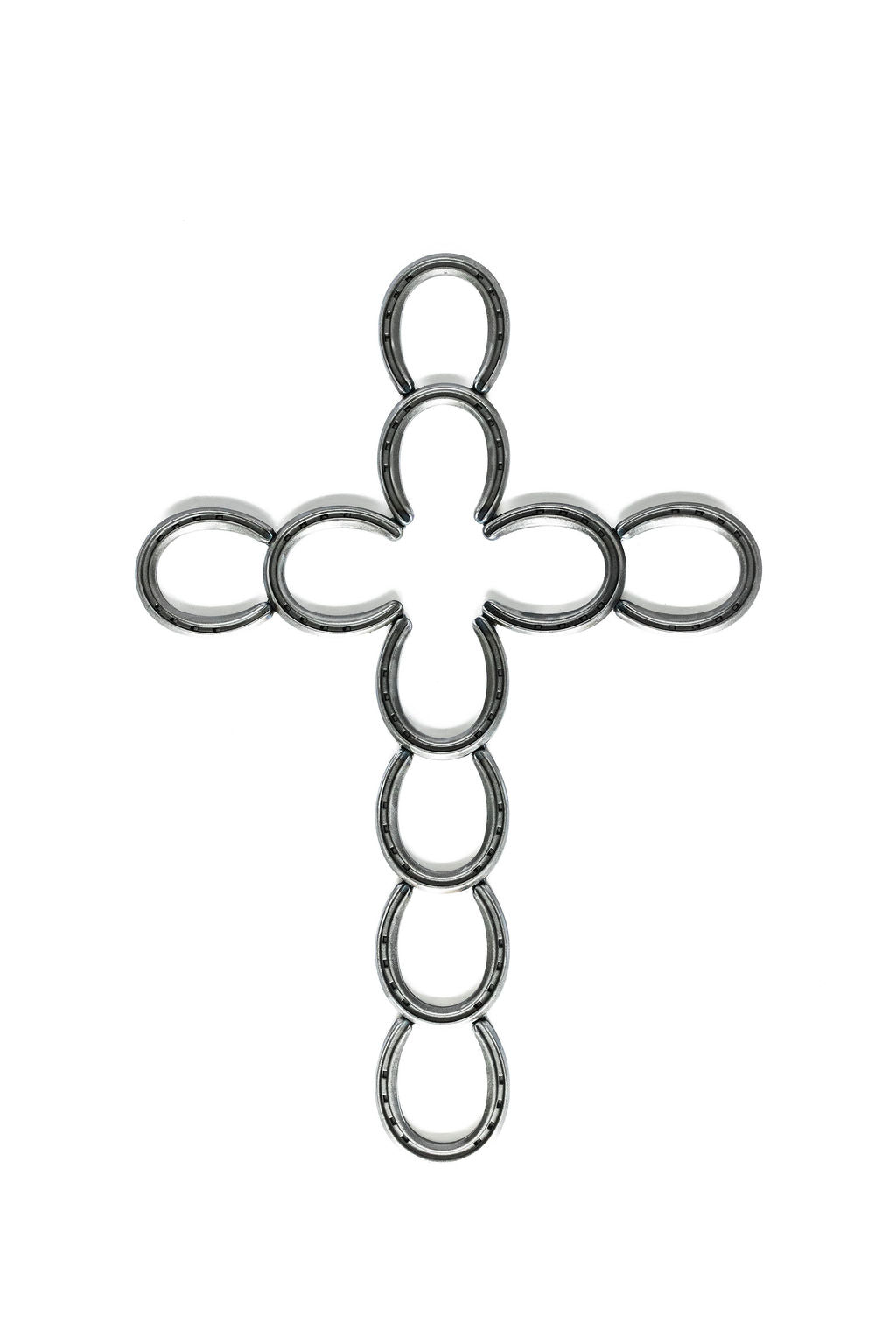 Rustic Horseshoe Cross