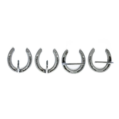 Horseshoe Curtain Rod Holder and Curtain Tie Back Set