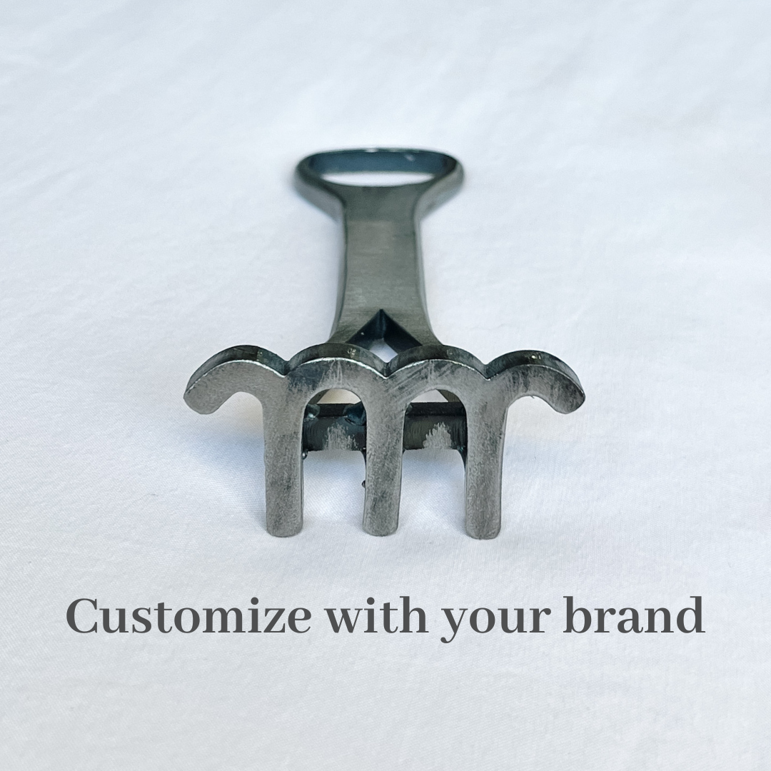 Hand-Forged Custom Brand Bottle Opener - The Heritage Forge