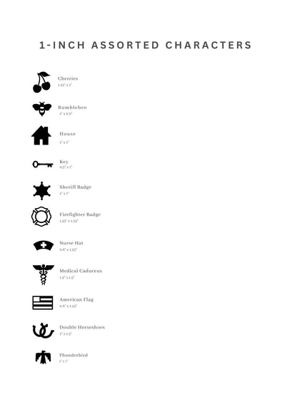 Assorted Characters Mini Branding Irons