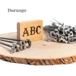 A-Z Alphabet Branding Irons - 1" Tall - Custom Cowboy Monogram - The Heritage Forge
