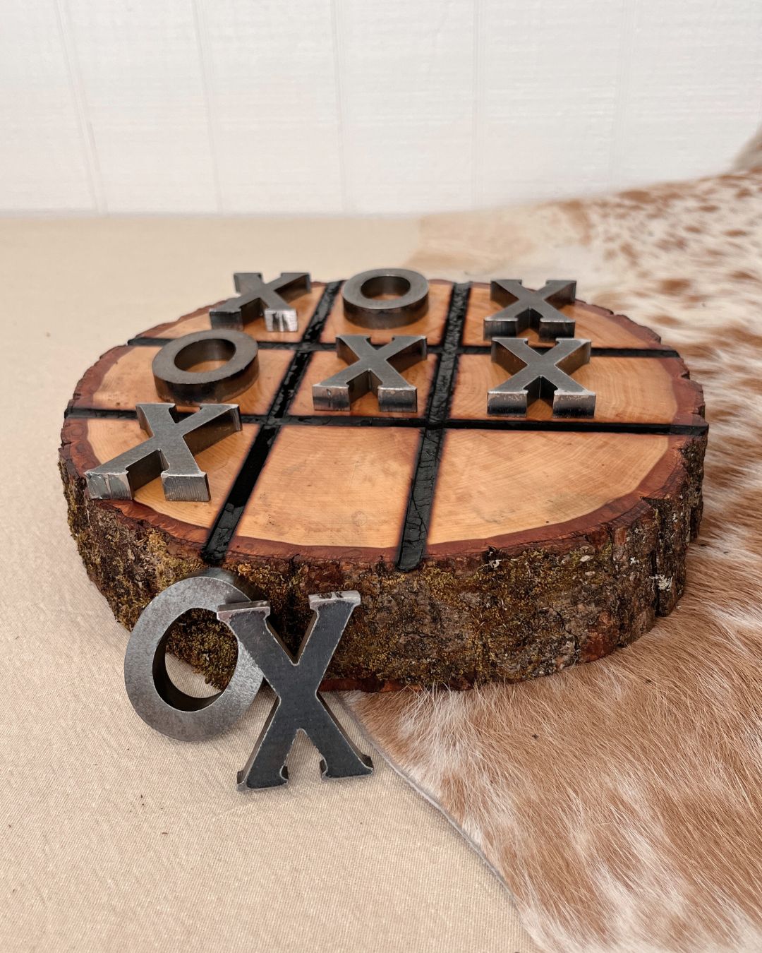 Rustic Tic Tac Toe Game