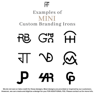 Handmade Custom Branding Iron - MINI - The Heritage Forge