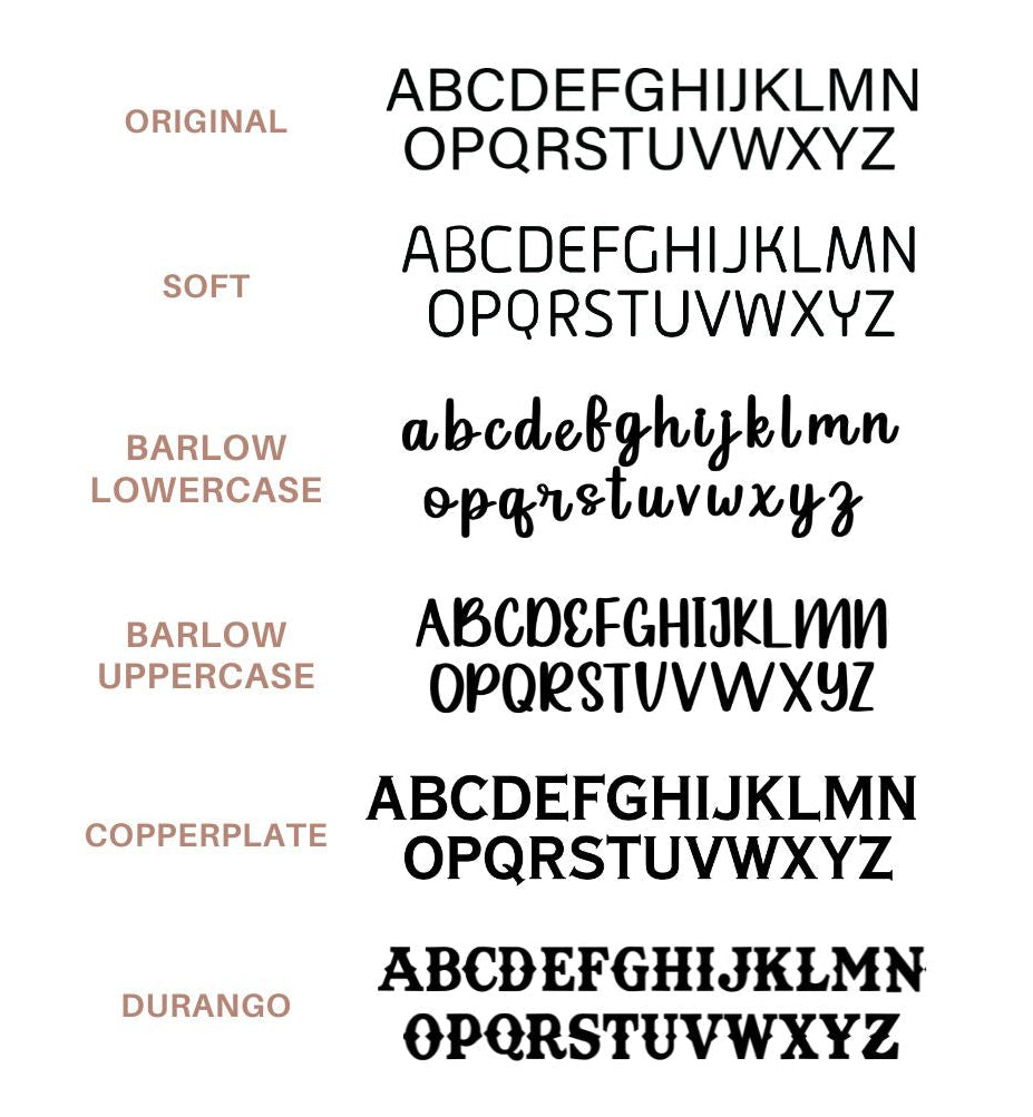 A-Z Individual Letter Mini Branding Irons