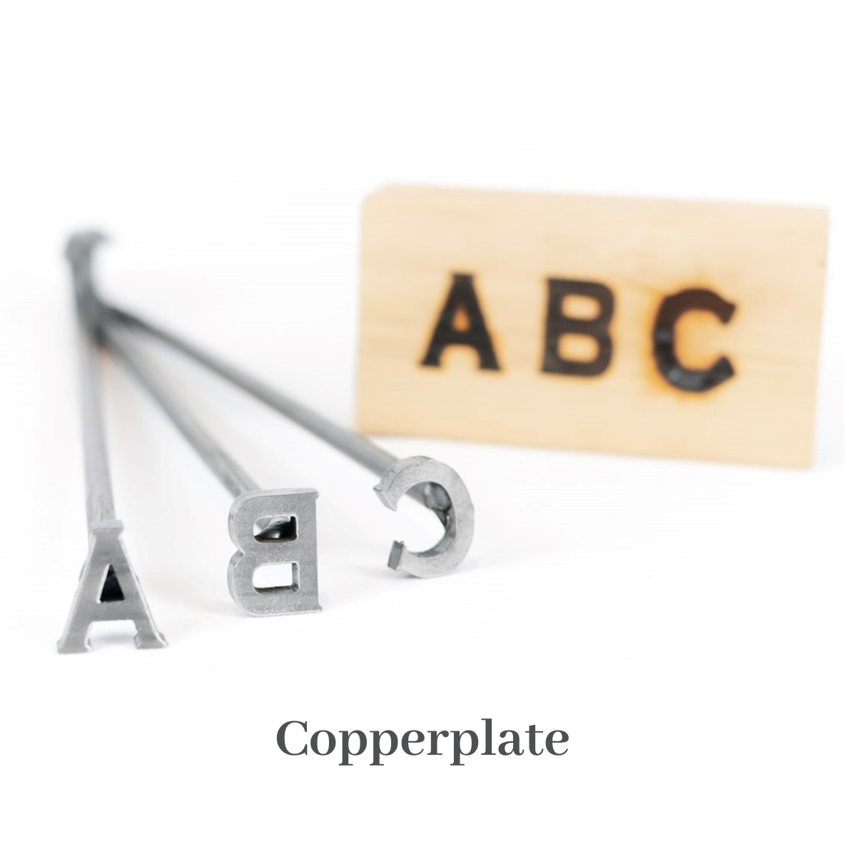 A-Z Alphabet Branding Irons - 1" Tall - Custom Cowboy Monogram - The Heritage Forge