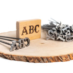 A-Z Alphabet Branding Irons - 1" Tall - Custom Cowboy Monogram - The Heritage Forge
