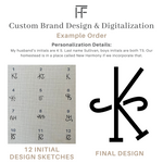 Custom Brand Design and Digitization - The Heritage Forge
