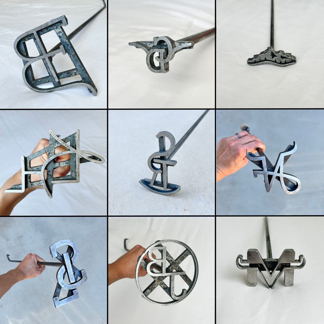 Customized Iron Handmade Custom Branding Iron – The Heritage Forge