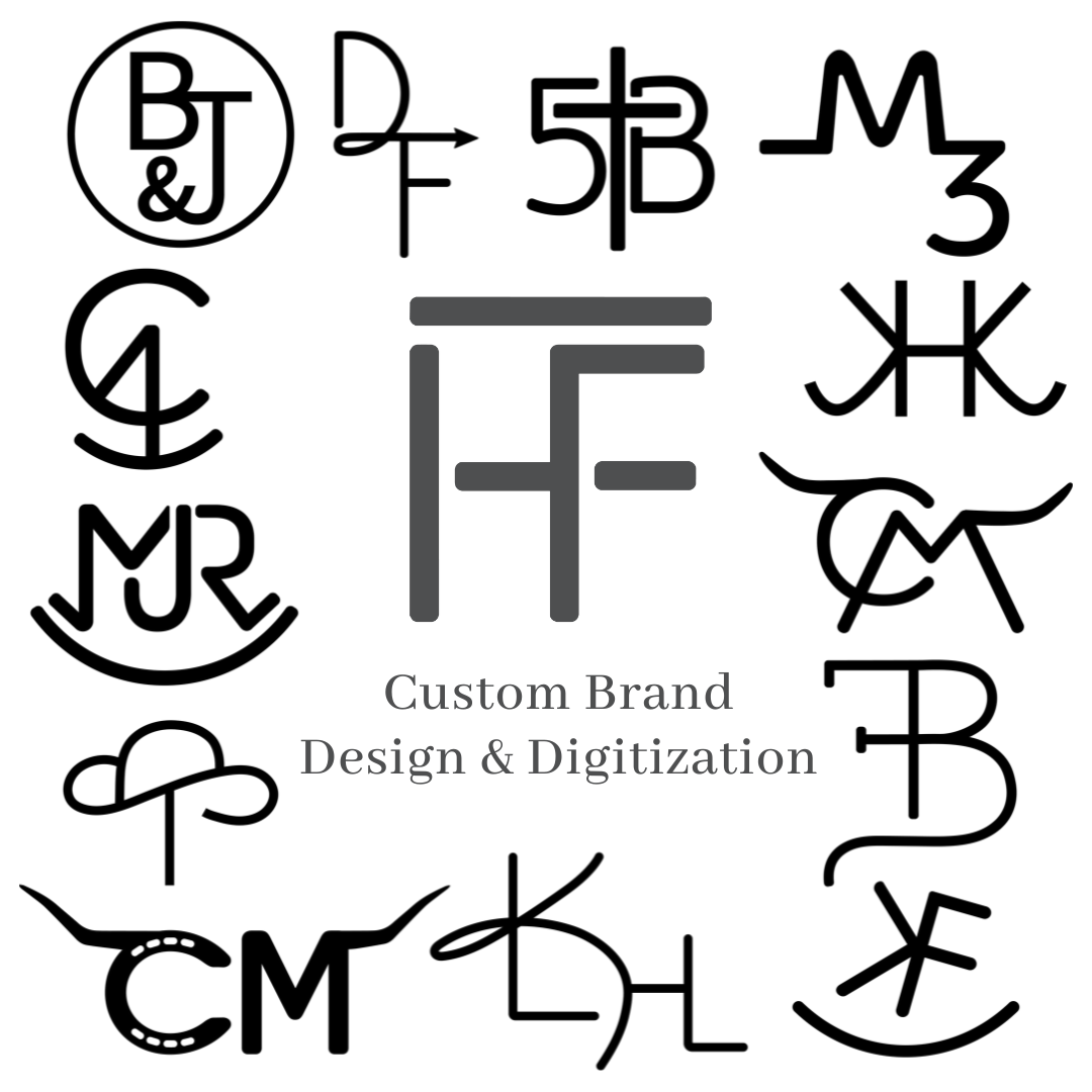 Custom Brand Design and Digitization - The Heritage Forge