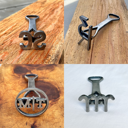 Hand-Forged Custom Brand Bottle Opener - The Heritage Forge