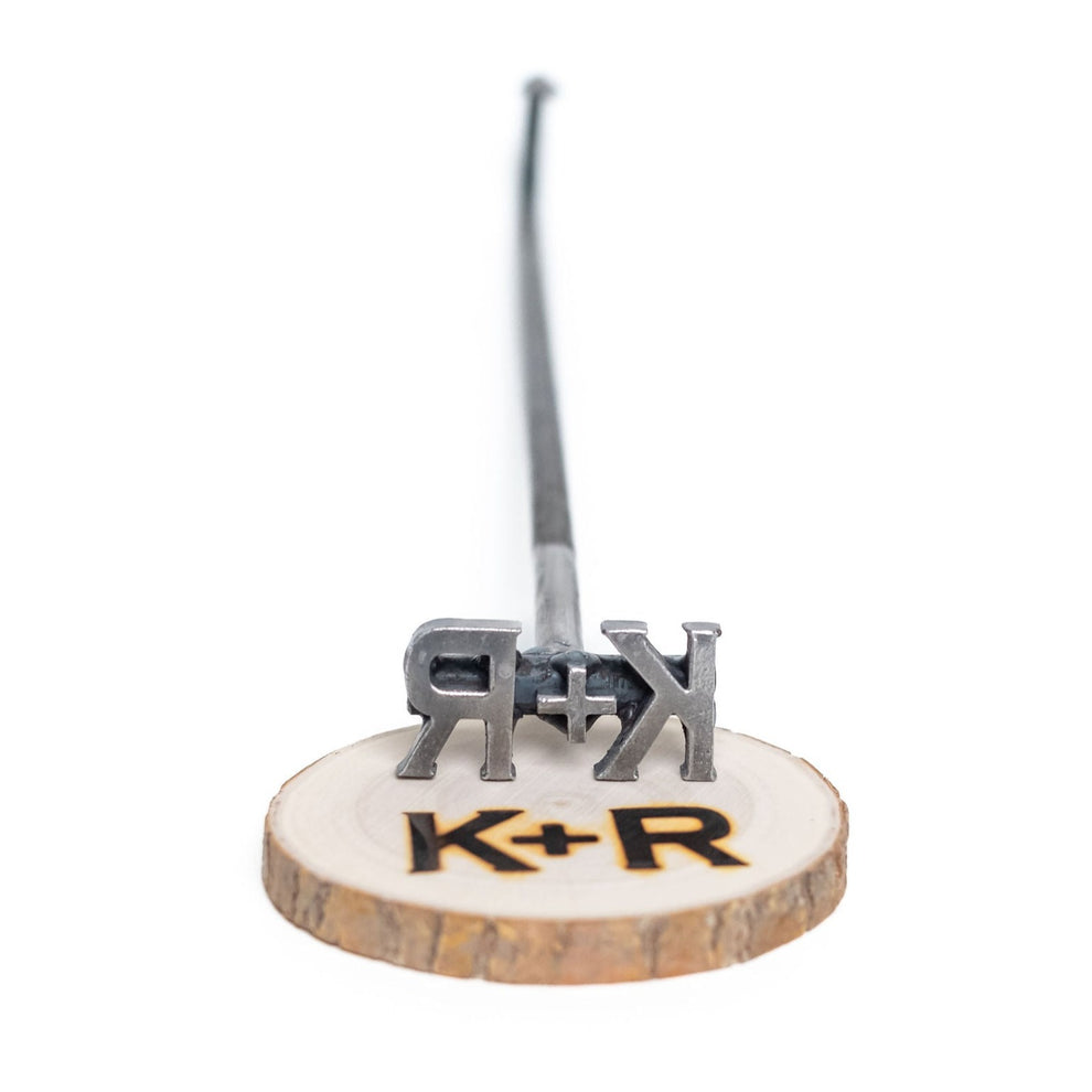 Custom Initial Monogram Branding Iron - 1