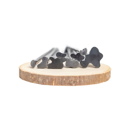 Mini Cow Print Branding Irons - For Branding Hats, Leather, Wood, Felt, Cowhide - The Heritage Forge
