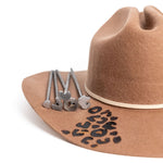 Mini Leopard Print Branding Irons - For Branding Hats, Leather, Wood, Felt, Cowhide - The Heritage Forge
