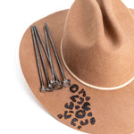 Mini Leopard Print Branding Irons - For Branding Hats, Leather, Wood, Felt, Cowhide - The Heritage Forge