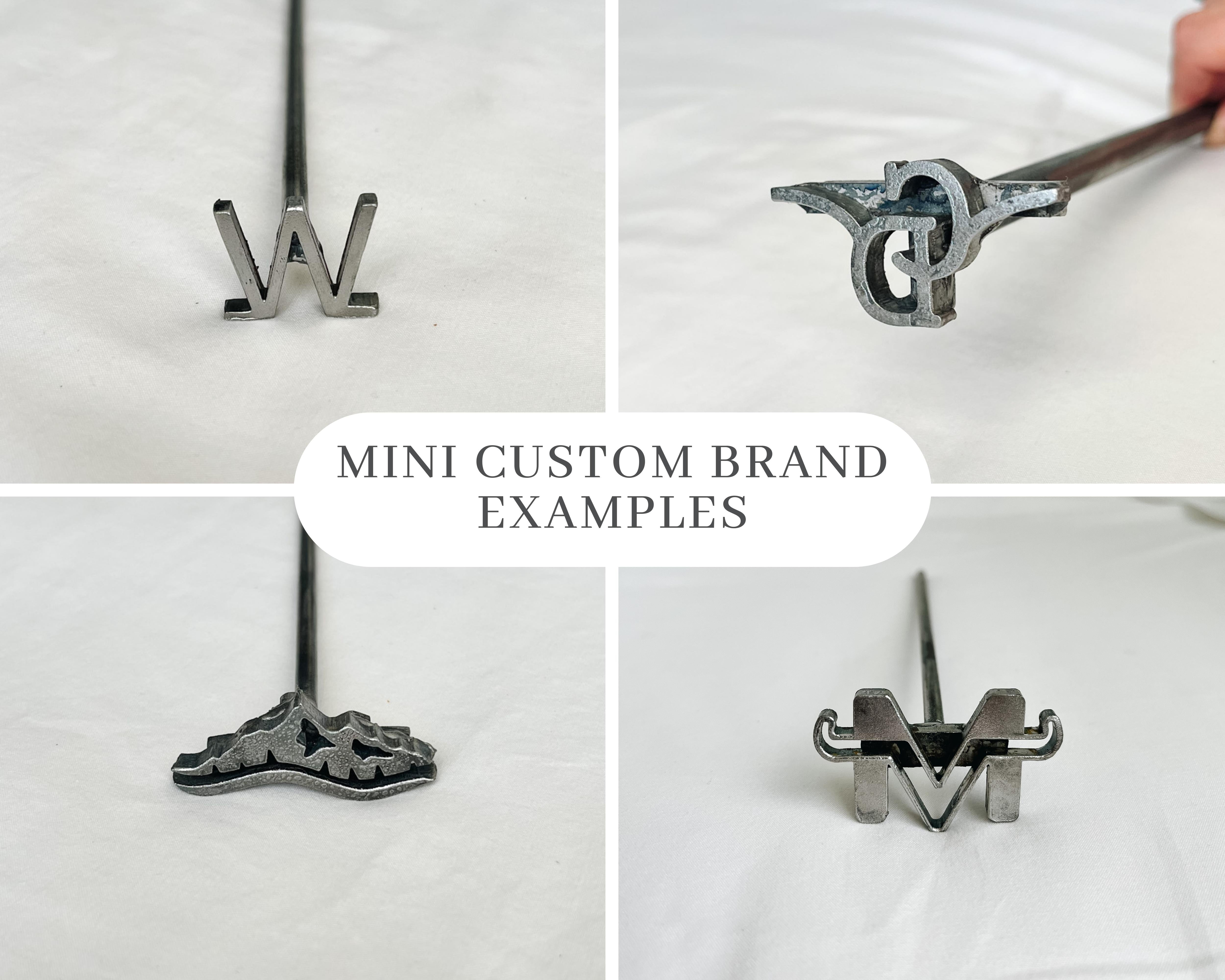 Handmade Custom Branding Iron - MINI - The Heritage Forge