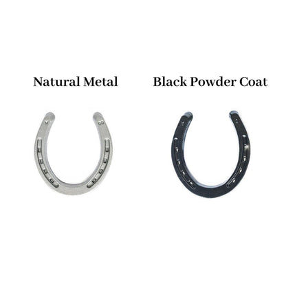Horseshoe Curtain Rod Holder and Curtain Tie Back Set