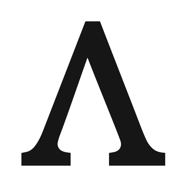 Greek Alphabet Branding Iron Characters - 1" Tall Straight Steel
