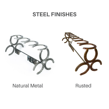 Rustic Horseshoe Boot Rack -  1, 2, 3, or 4 pairs
