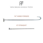 A-Z Alphabet Branding Irons - 1" Tall - Custom Cowboy Monogram - The Heritage Forge