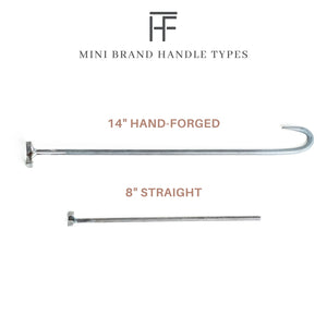 A-Z Alphabet Branding Irons - 1" Tall - Custom Cowboy Monogram - The Heritage Forge