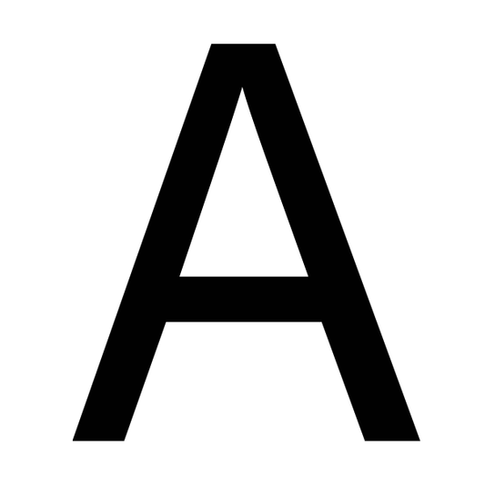 A-Z Alphabet Branding Iron Letters - 1/2" Original Straight Steel