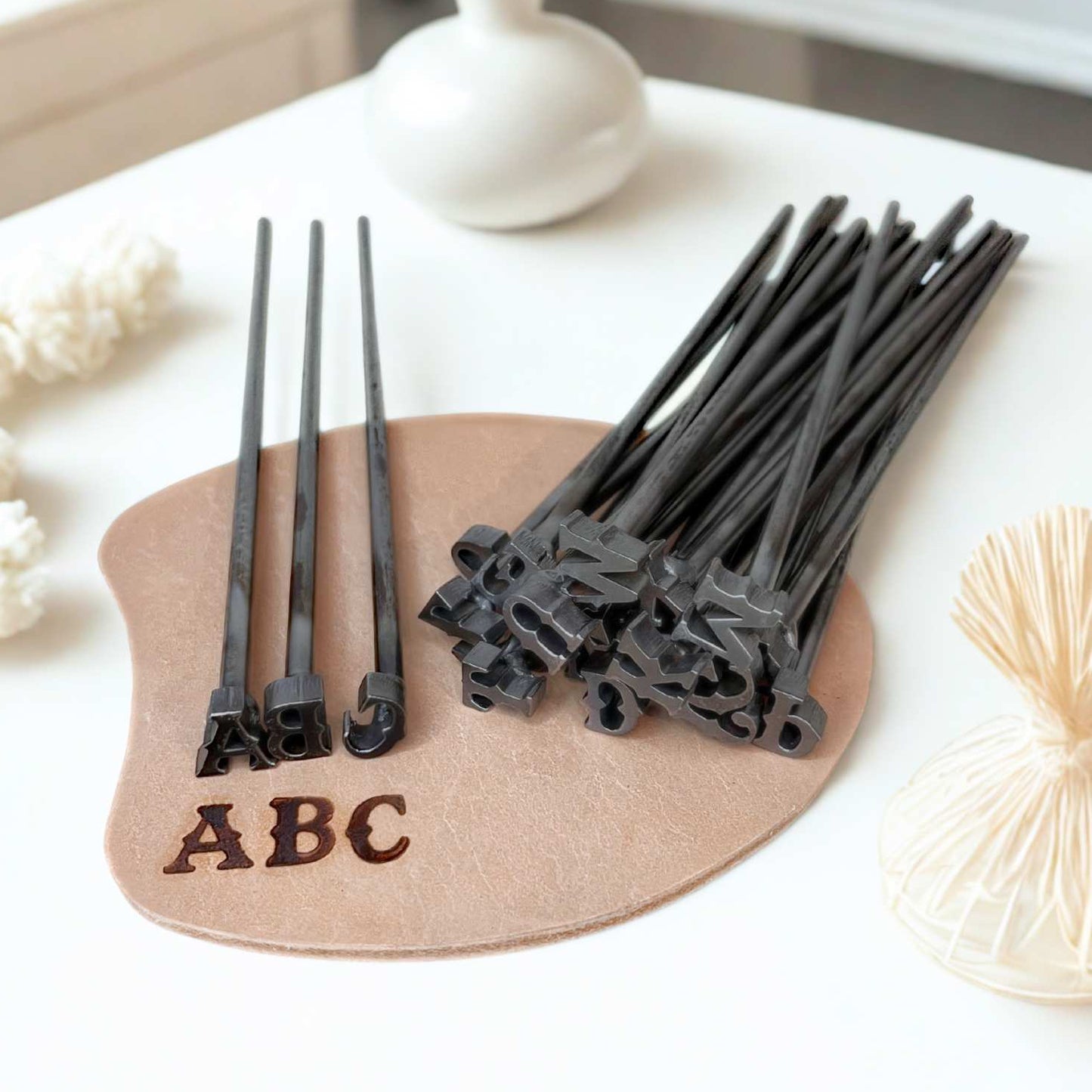 Full A-Z Alphabet Mini Branding Iron Set - 26 pc