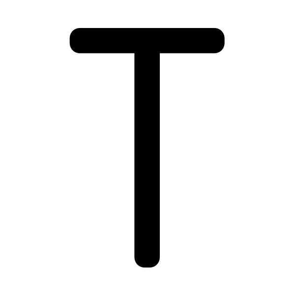 A-Z Alphabet Branding Iron Letters - 1/2" Soft Straight Steel