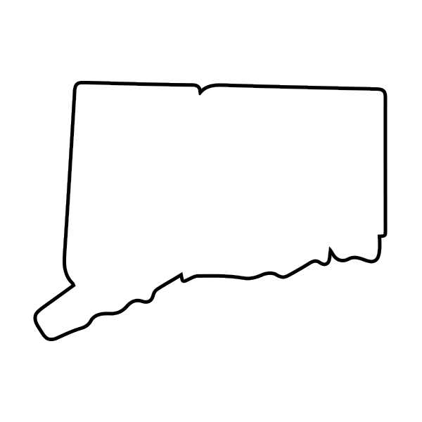 States of America Mini Branding Irons States Outlines - 1" Tall Straight Steel