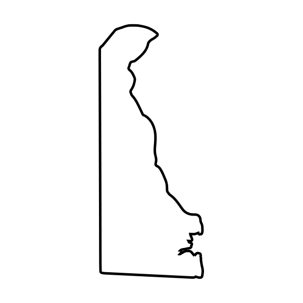 States of America Mini Branding Irons States Outlines - 1" Tall Straight Steel