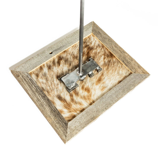 Wedding Branding Ceremony Kit | Cowhide Frame and Custom Monogram Branding Iron